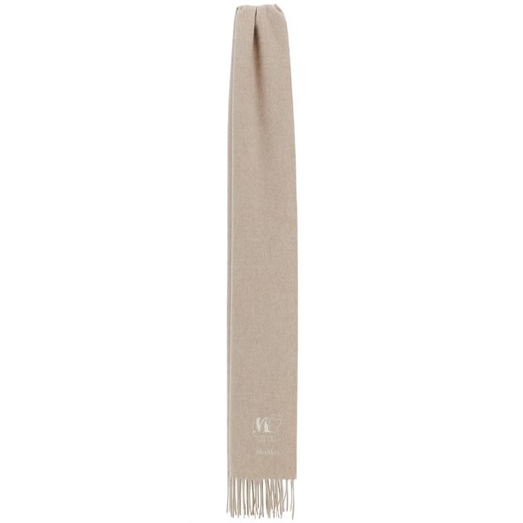 Max Mara WSDAL70 Cashmere Tørklæde, Sand